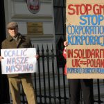 Protest przed Polską Ambasadą w Londynie